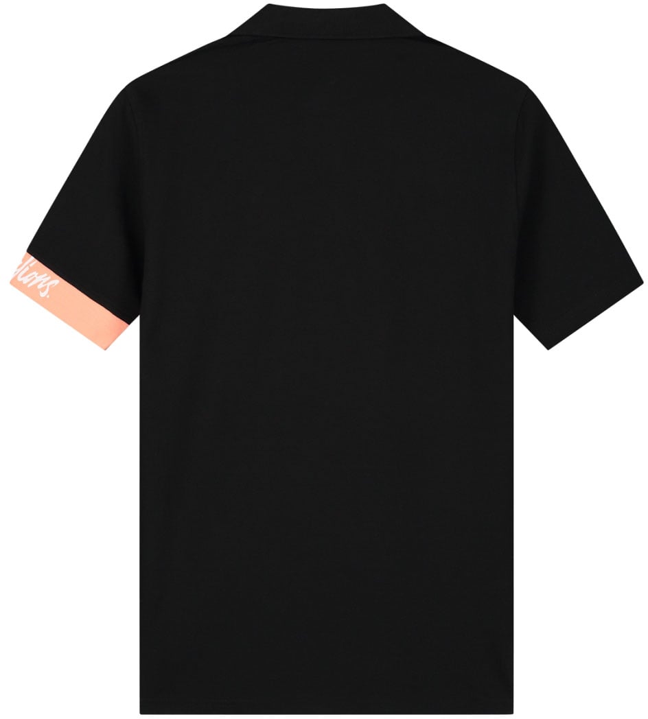 Malelions Malelions Men Captain Polo 2.0 Zwart