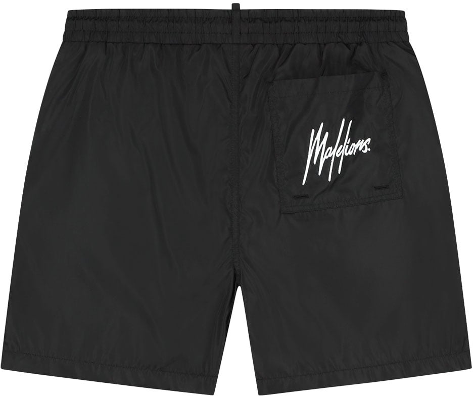 Malelions Malelions Men Captain Swim Shorts Zwart