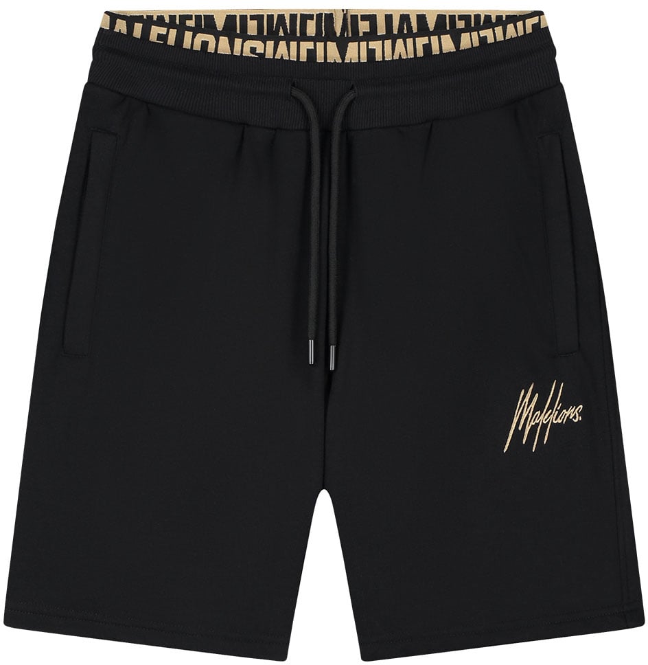 Malelions Malelions Men Venetian Shorts Zwart