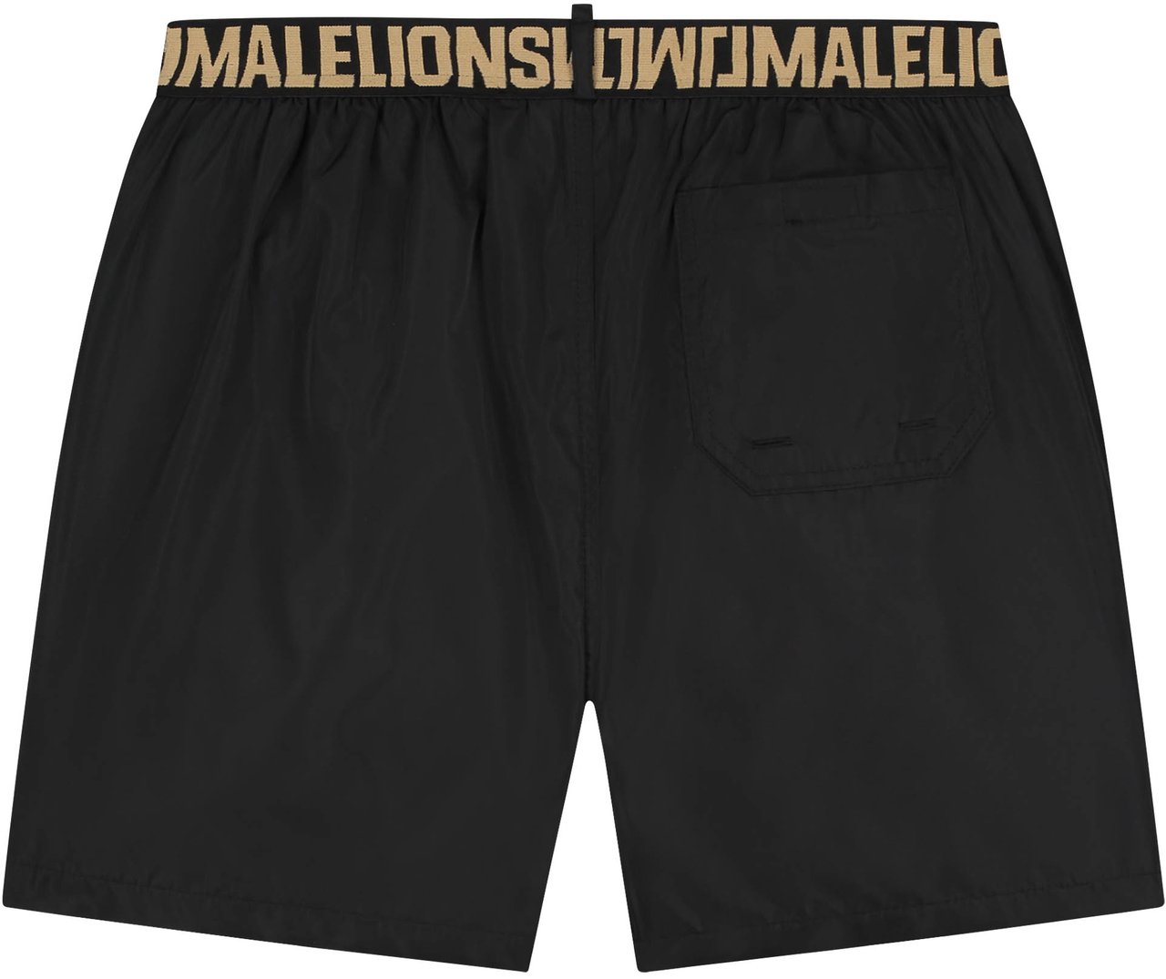 Malelions Malelions Men Venetian Swim Shorts Zwart