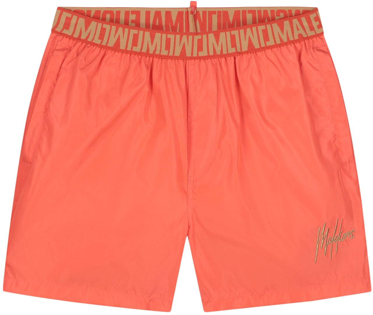Malelions Malelions Men Venetian Swim Shorts Rood