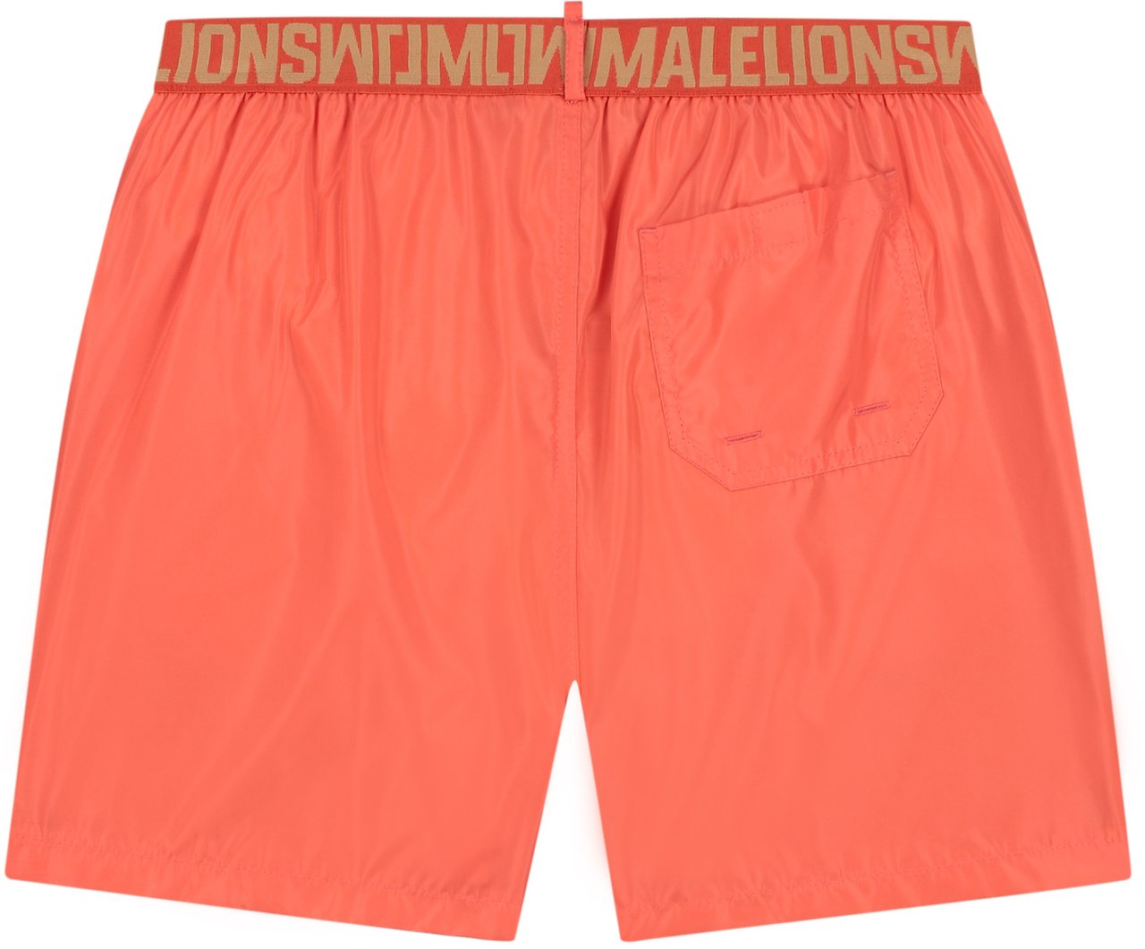 Malelions Malelions Men Venetian Swim Shorts Rood