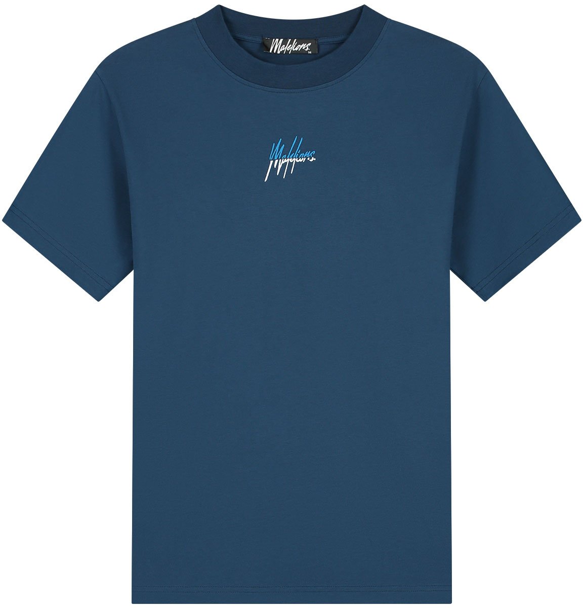 Malelions Malelions Men Split T-Shirt Blauw