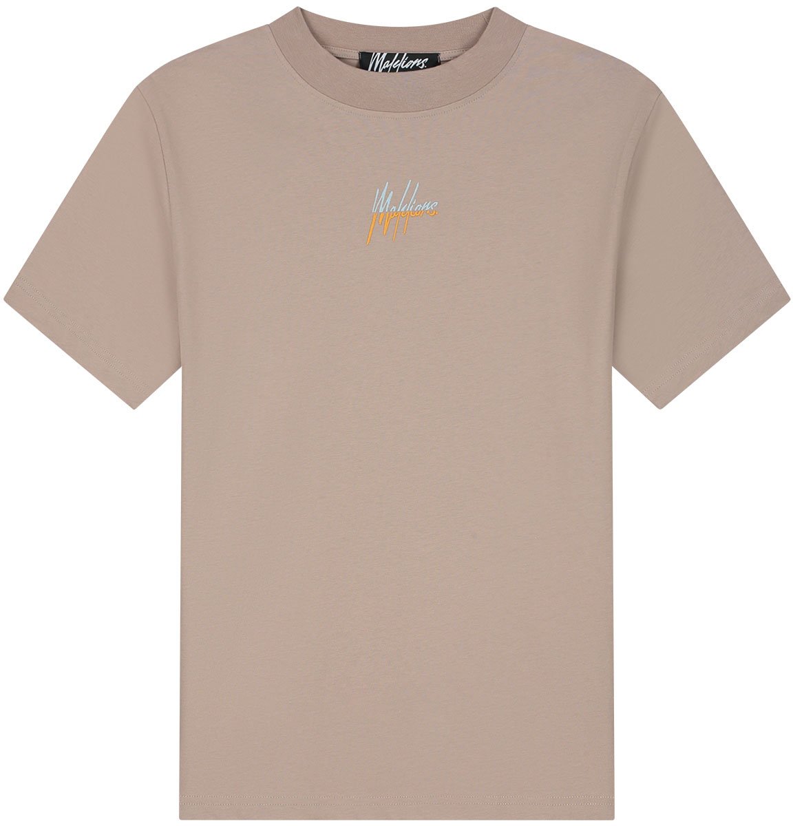 Malelions Malelions Men Split T-Shirt Beige
