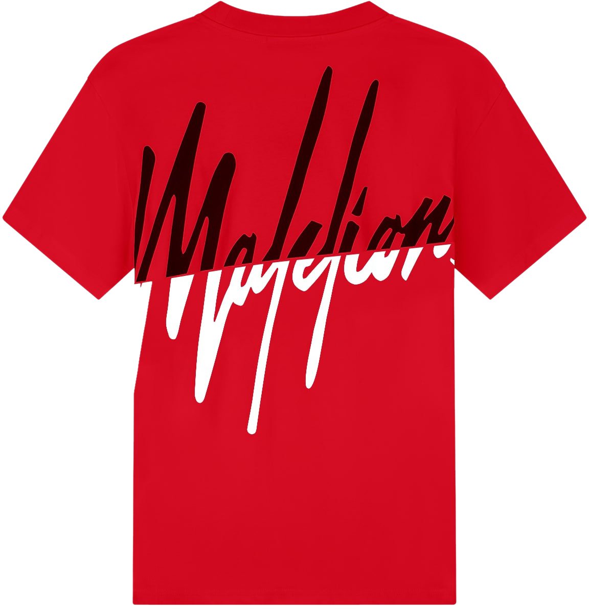 Malelions Malelions Men Split T-Shirt Rood