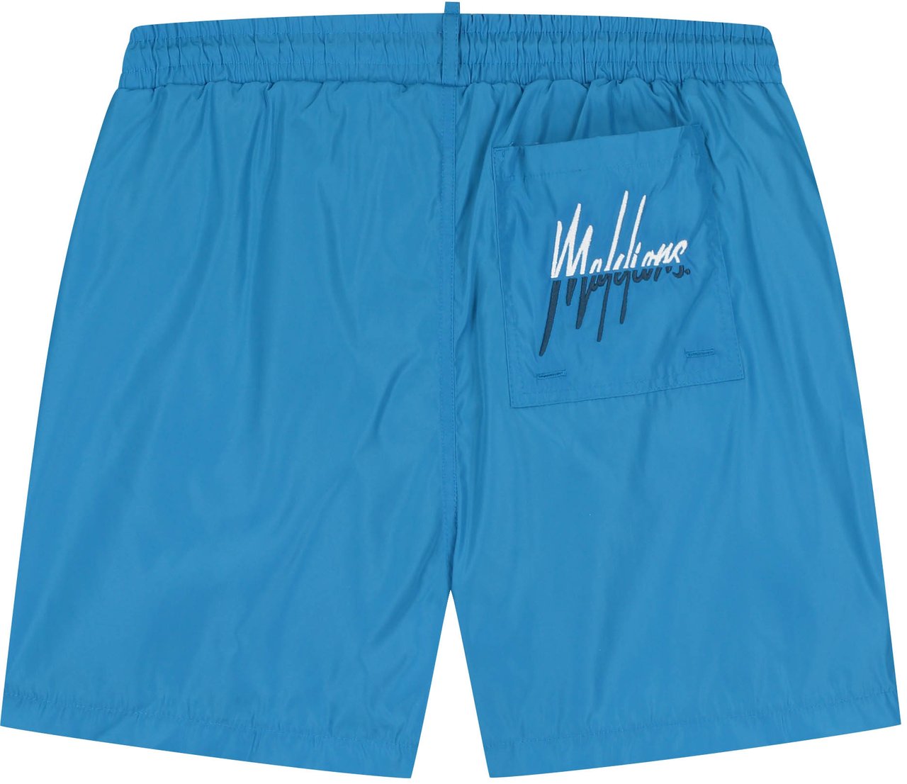 Malelions Malelions Men Split Swim Shorts Blauw