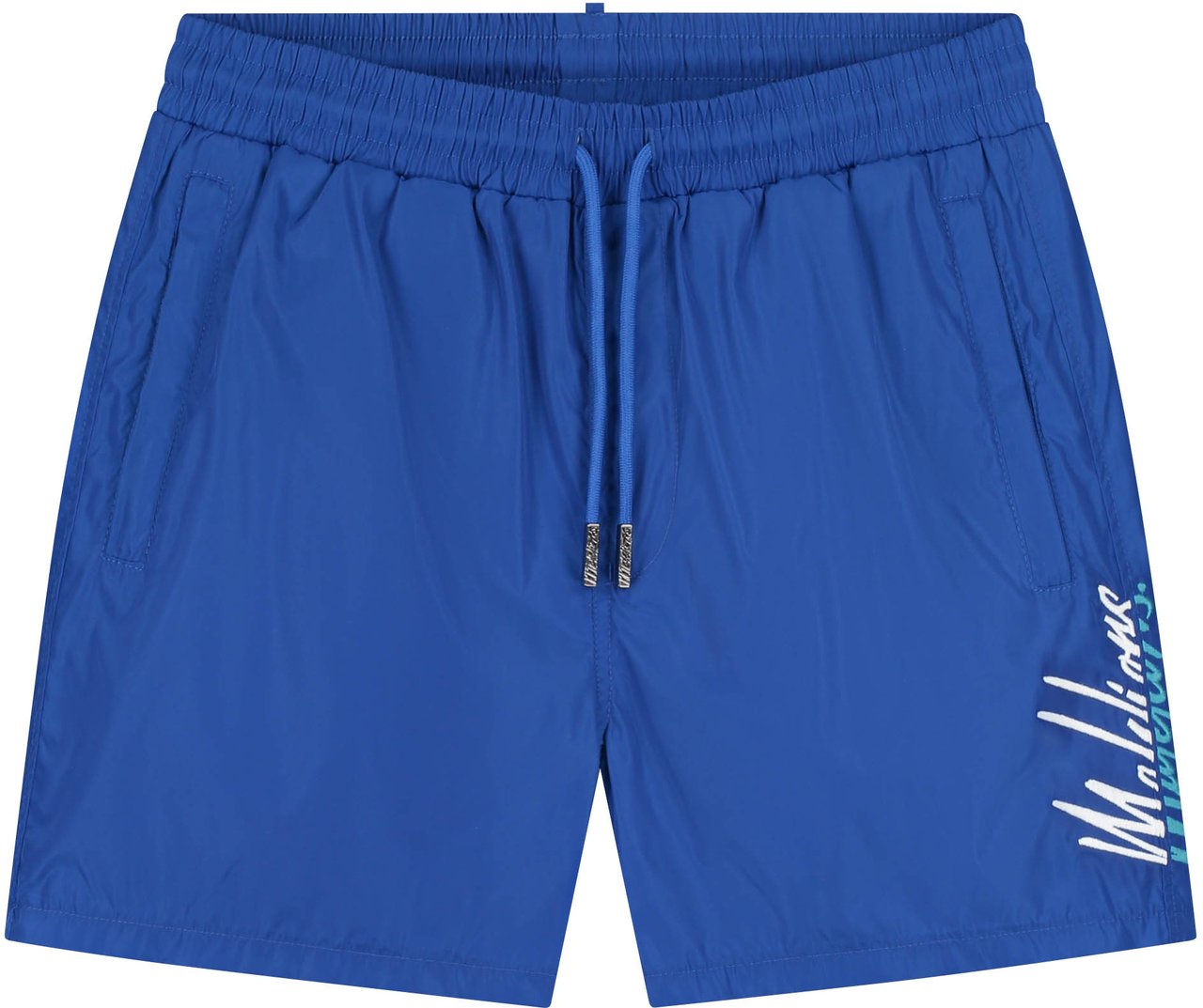 Malelions Malelions Men Split Swim Shorts Blauw