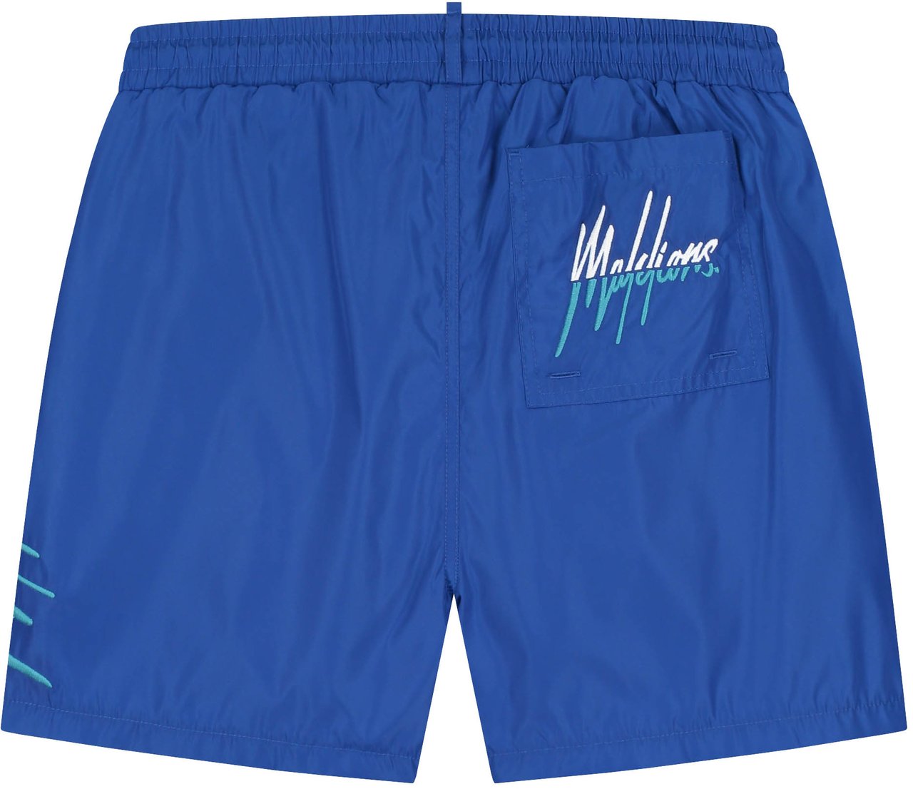 Malelions Malelions Men Split Swim Shorts Blauw