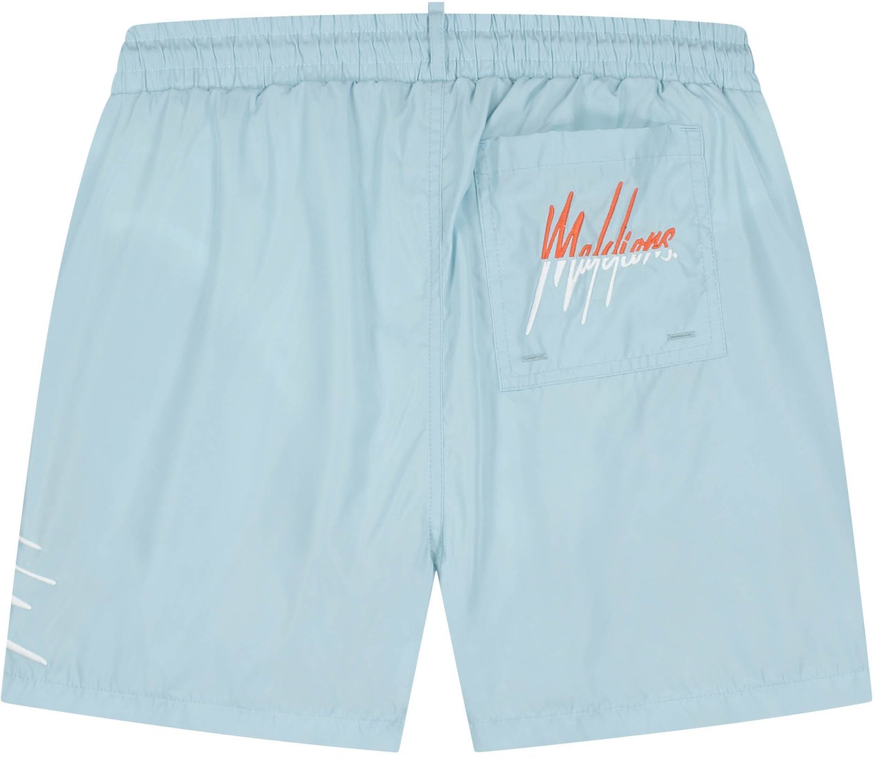 Malelions Malelions Men Split Swim Shorts Blauw