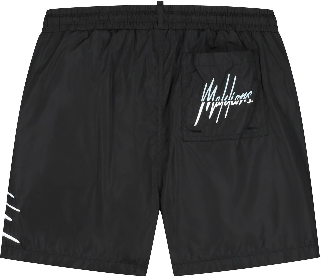 Malelions Malelions Men Split Swim Shorts Zwart