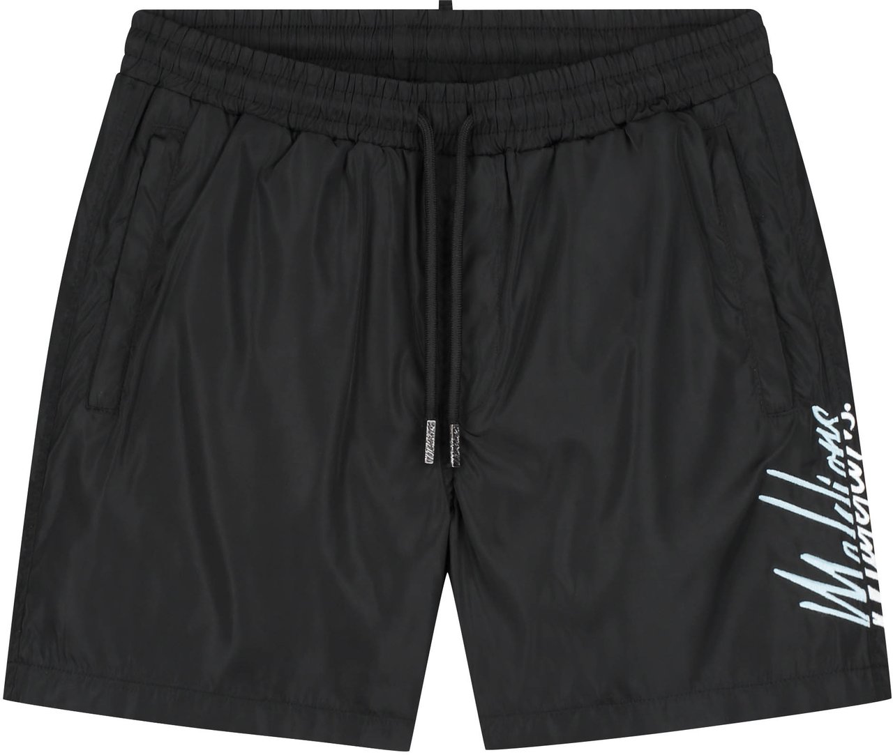 Malelions Malelions Men Split Swim Shorts Zwart
