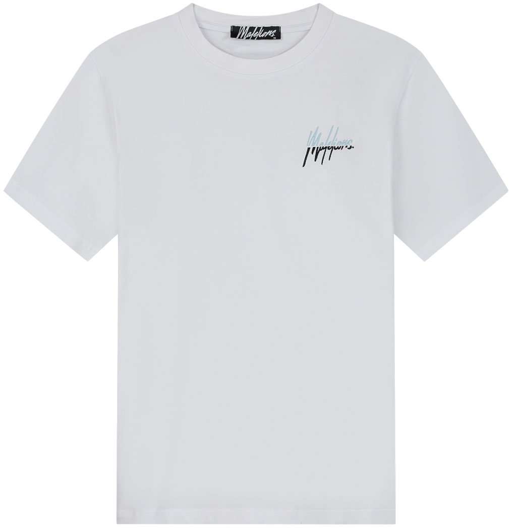 Malelions Malelions Men Split Slim T-Shirt Wit