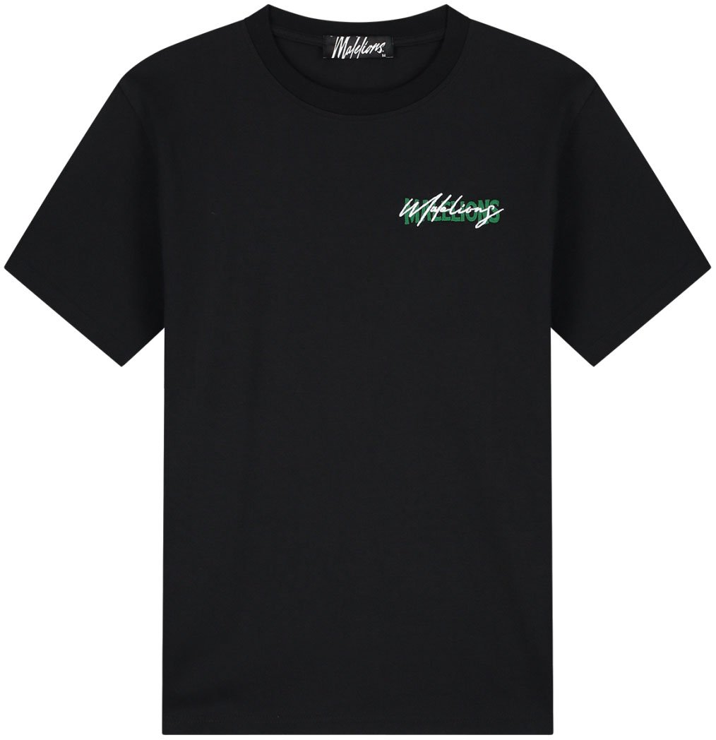 Malelions Malelions Men Regular Iconic T-Shirt Zwart