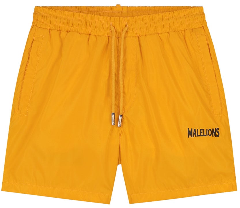 Malelions Malelions Men Iconic Swim Shorts Oranje