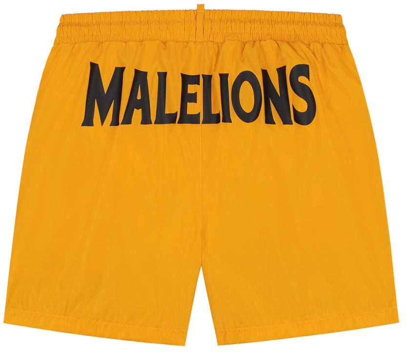 Malelions Malelions Men Iconic Swim Shorts Oranje