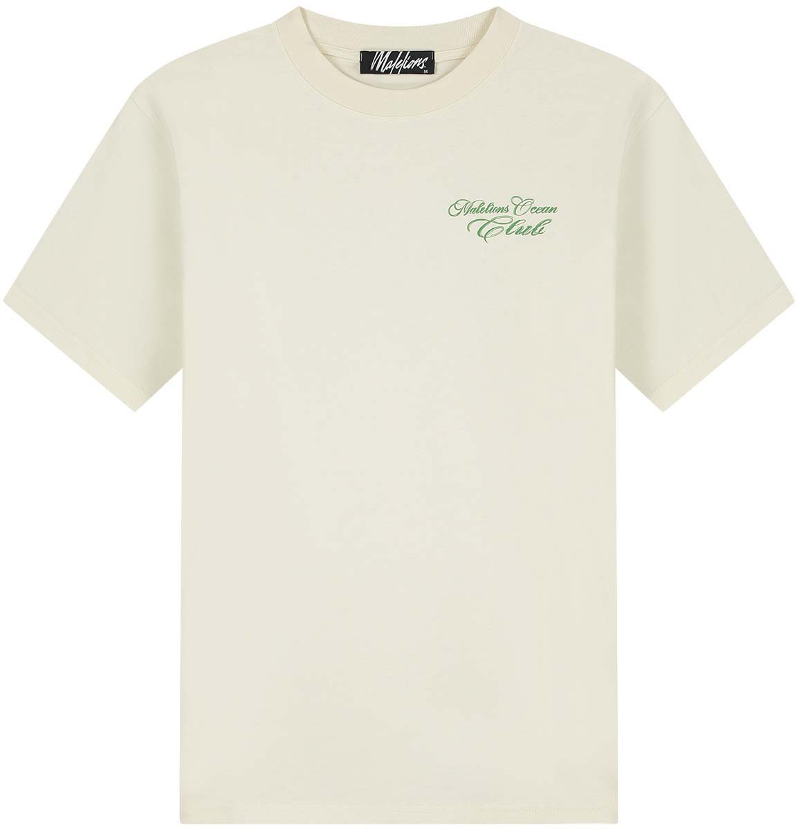 Malelions Malelions Men Ocean Club T-Shirt Wit