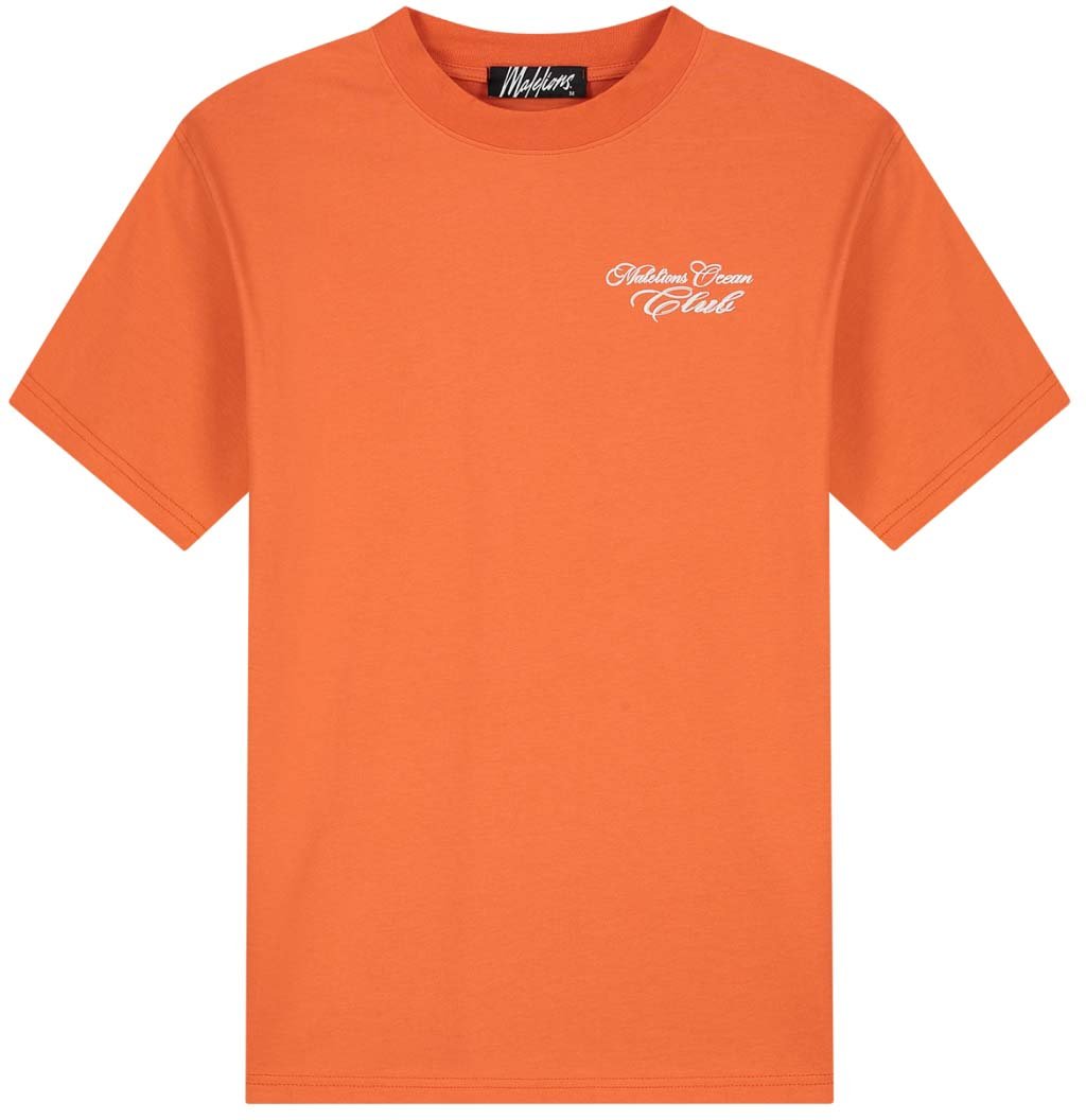 Malelions Malelions Men Ocean Club T-Shirt Rood