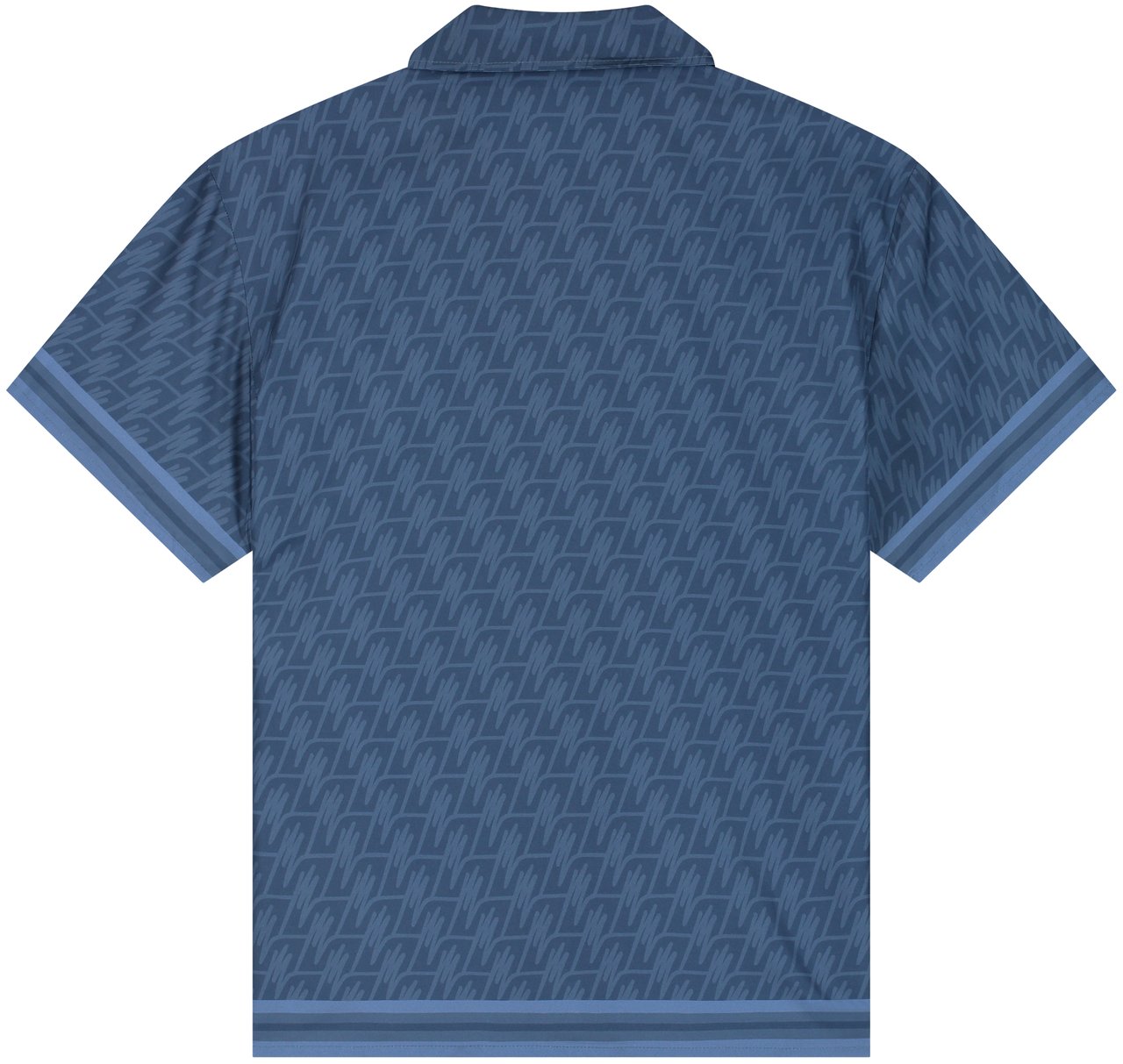 Malelions Malelions Men Monogram Shirt Blauw