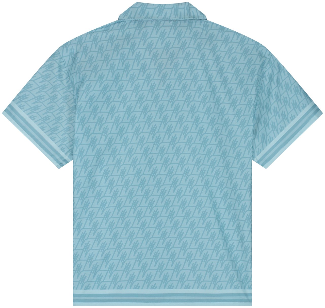 Malelions Malelions Men Monogram Shirt Blauw