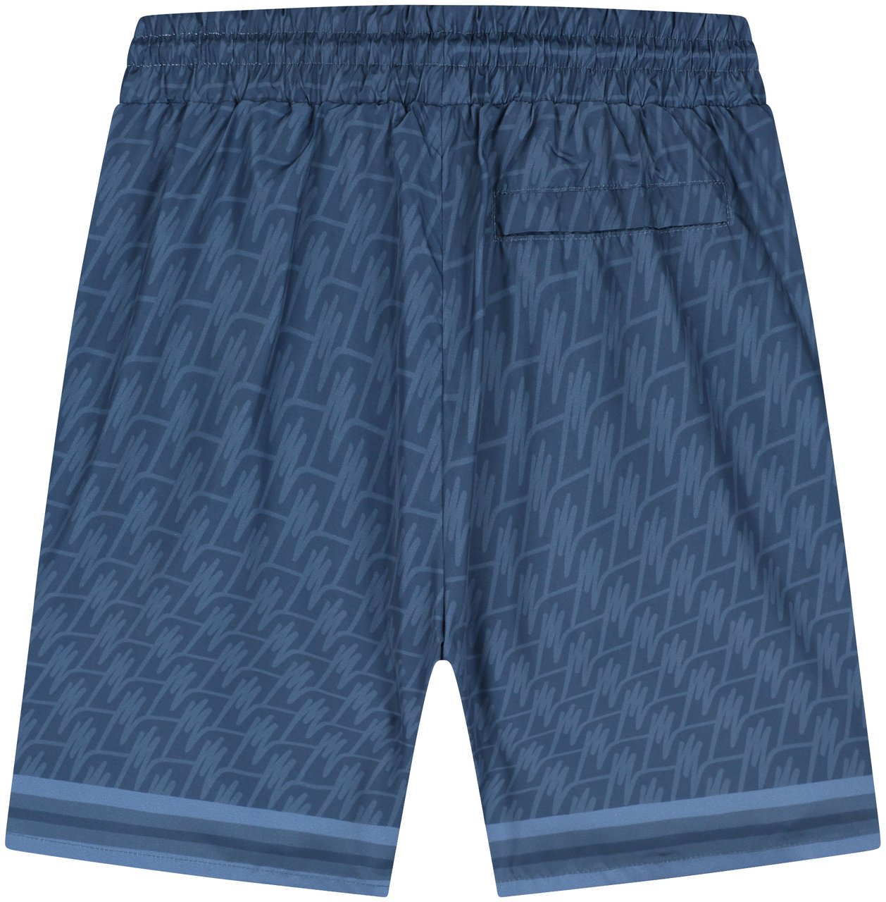 Malelions Malelions Men Monogram Shorts Blauw