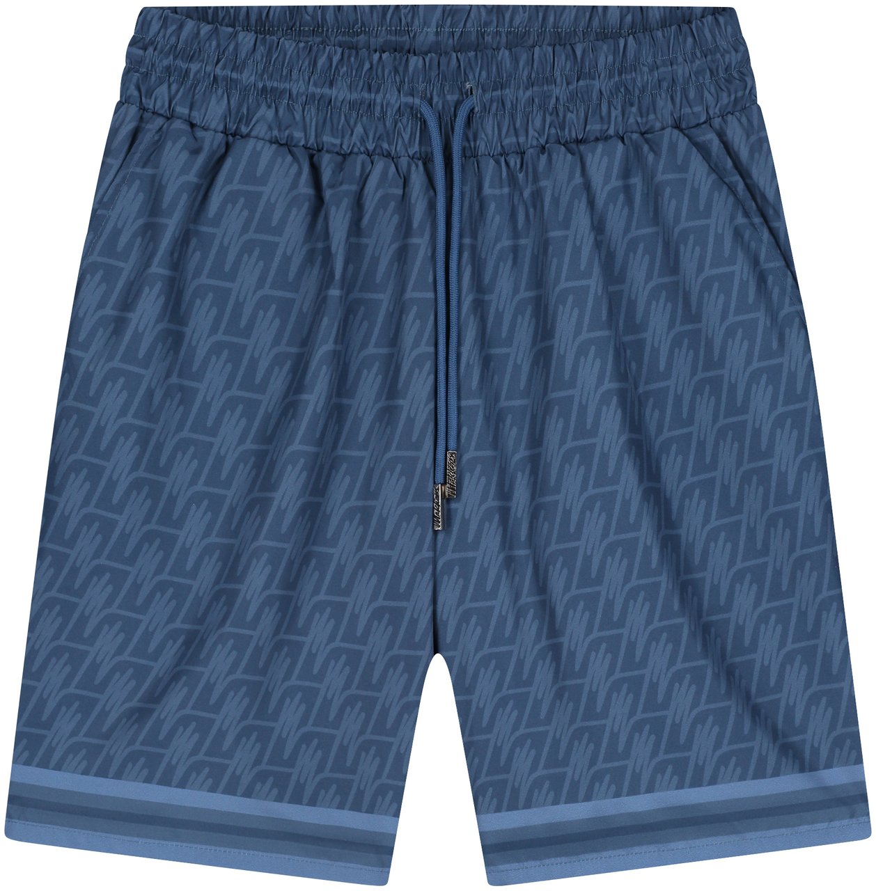 Malelions Malelions Men Monogram Shorts Blauw