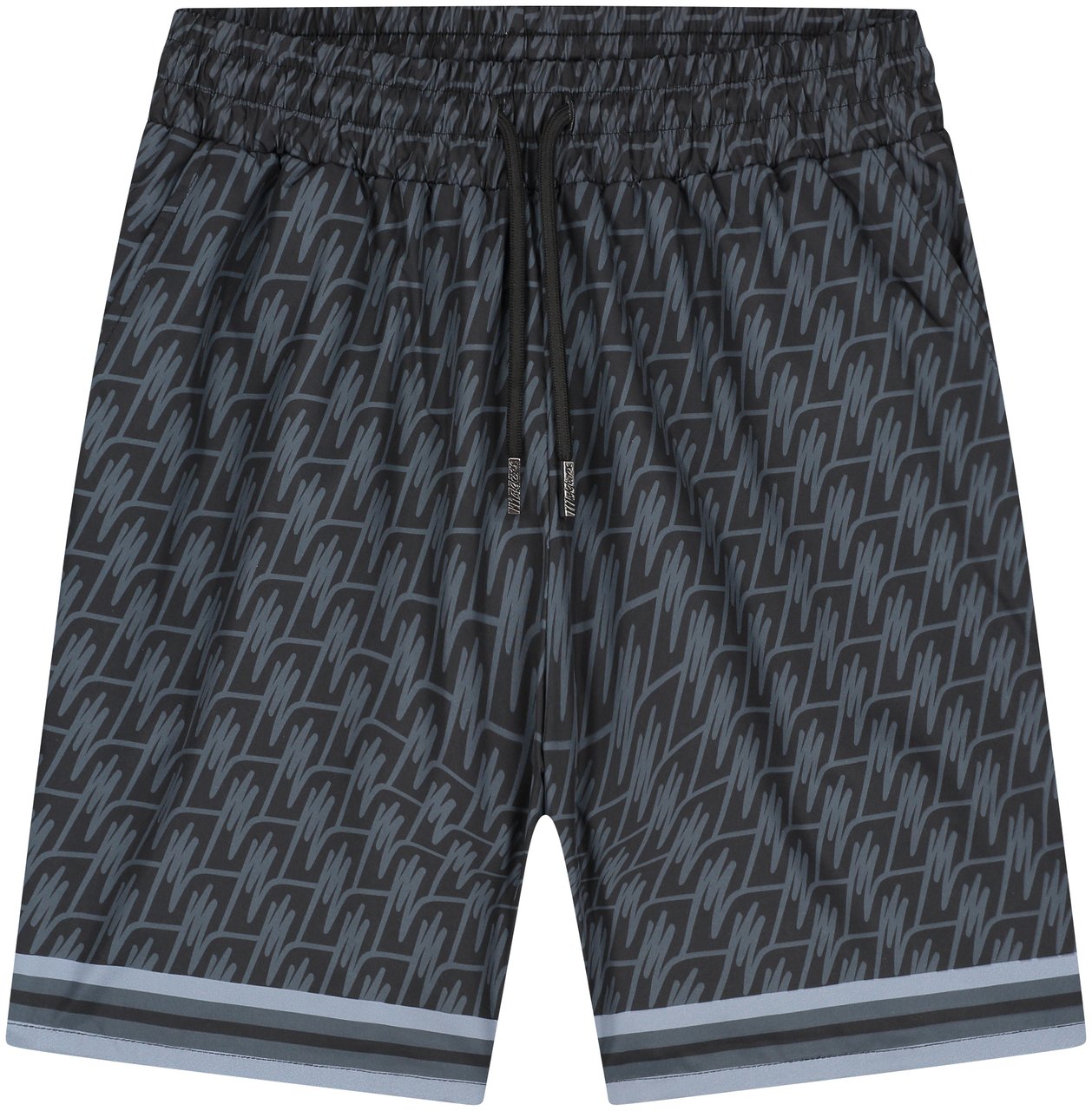 Malelions Malelions Men Monogram Shorts Zwart