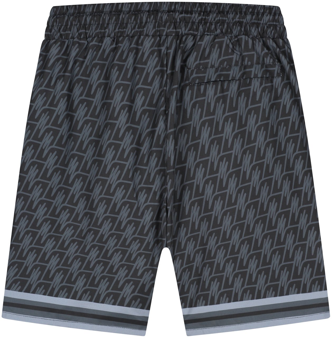 Malelions Malelions Men Monogram Shorts Zwart
