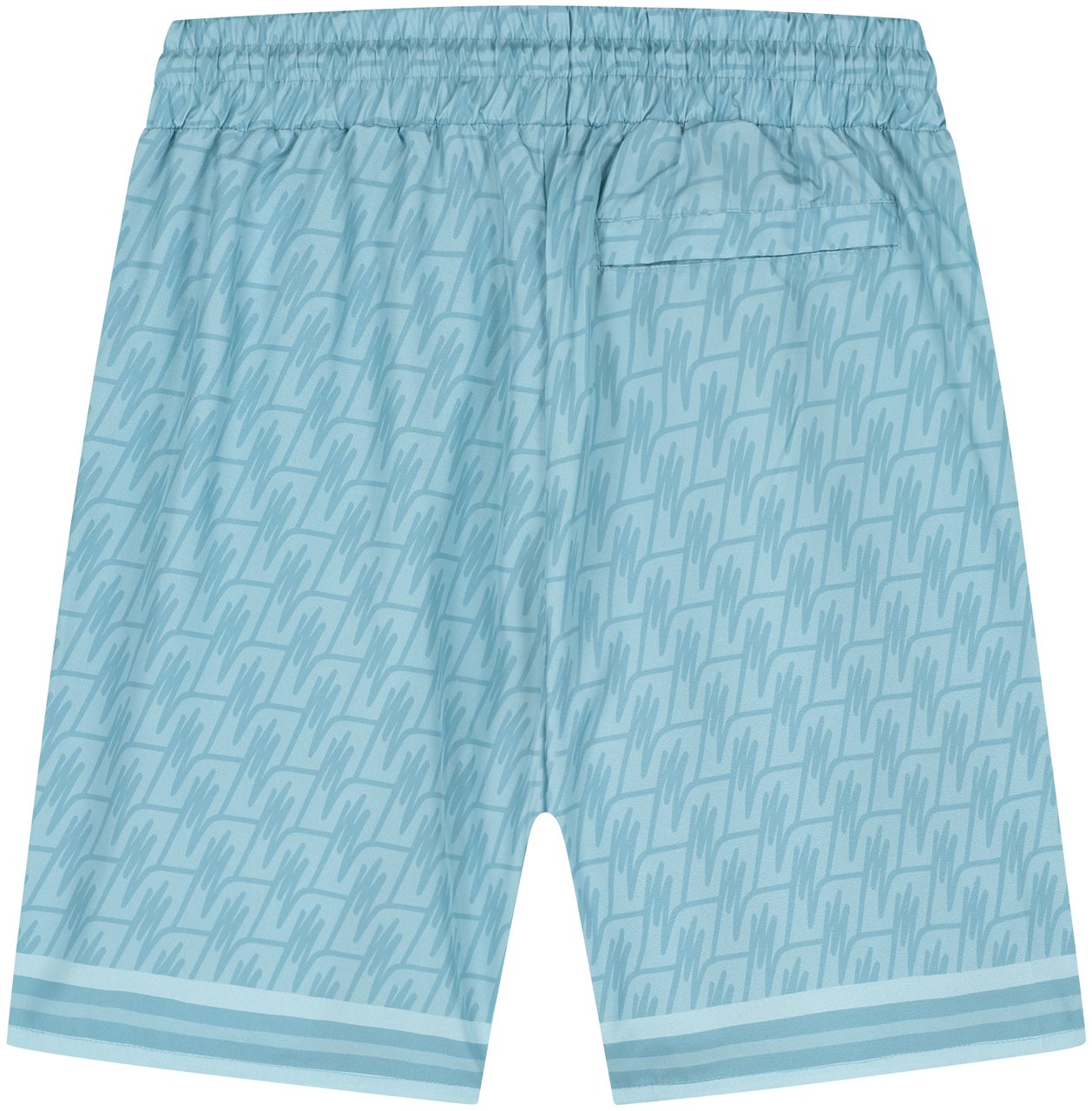 Malelions Malelions Men Monogram Shorts Blauw
