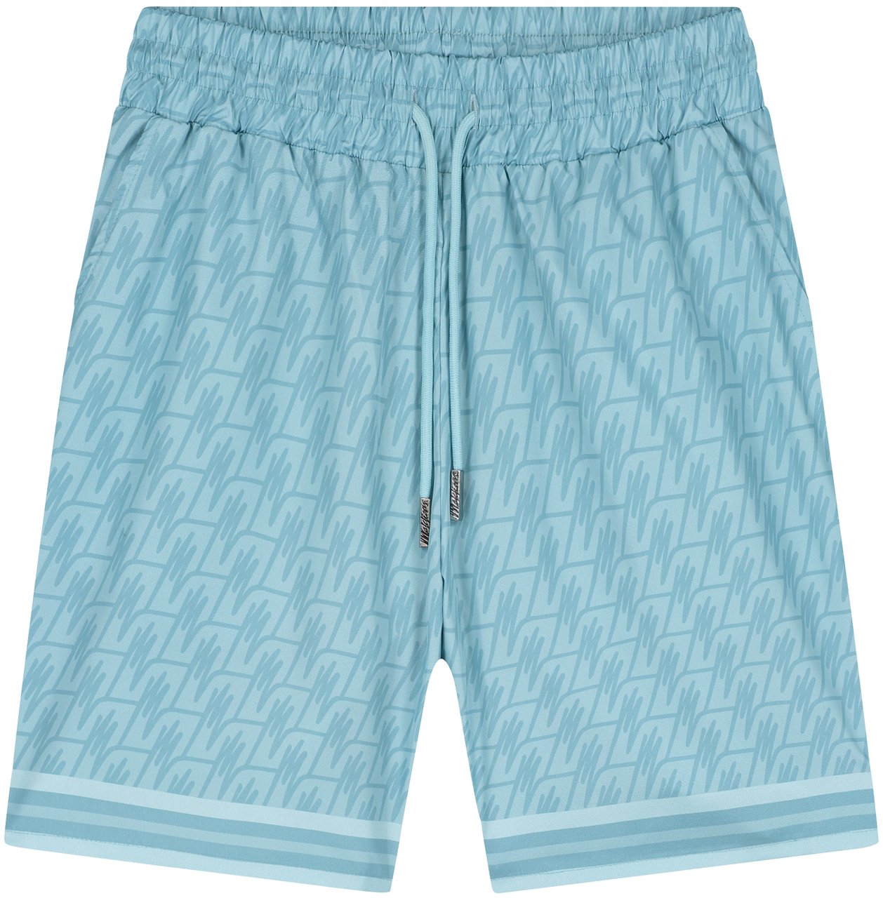 Malelions Malelions Men Monogram Shorts Blauw