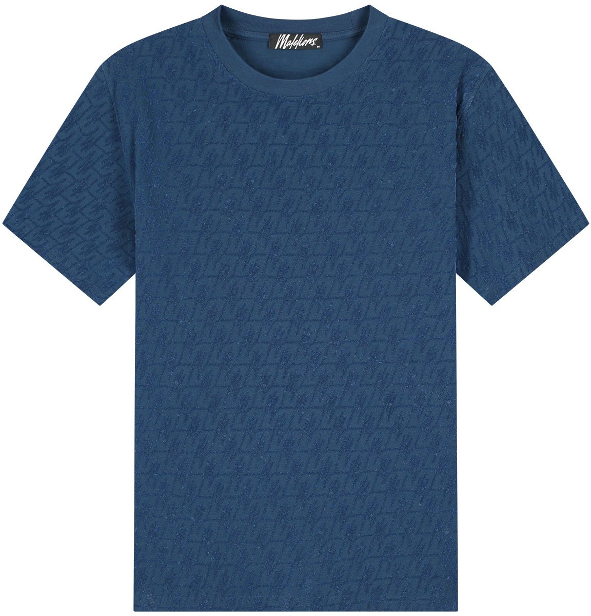Malelions Malelions Men Monogram T-Shirt Blauw