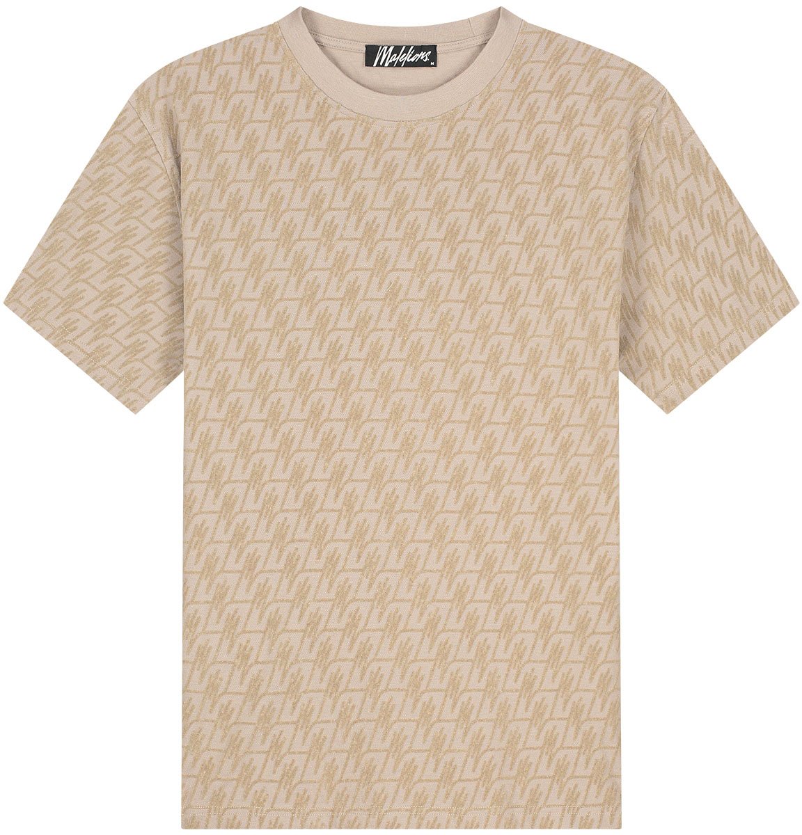 Malelions Malelions Men Monogram T-Shirt Taupe