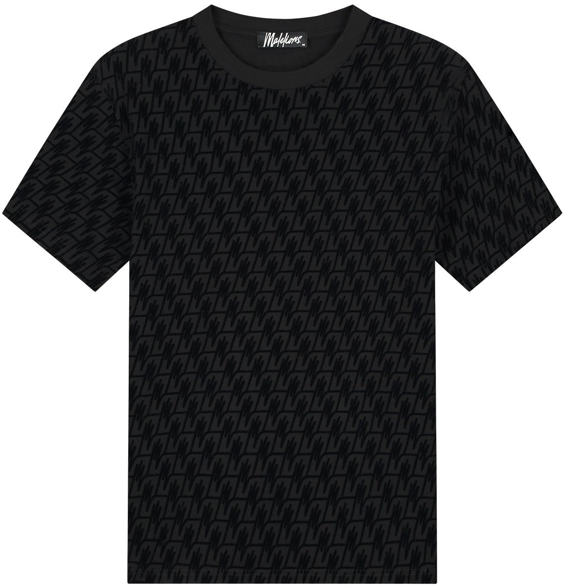 Malelions Malelions Men Monogram T-Shirt Zwart