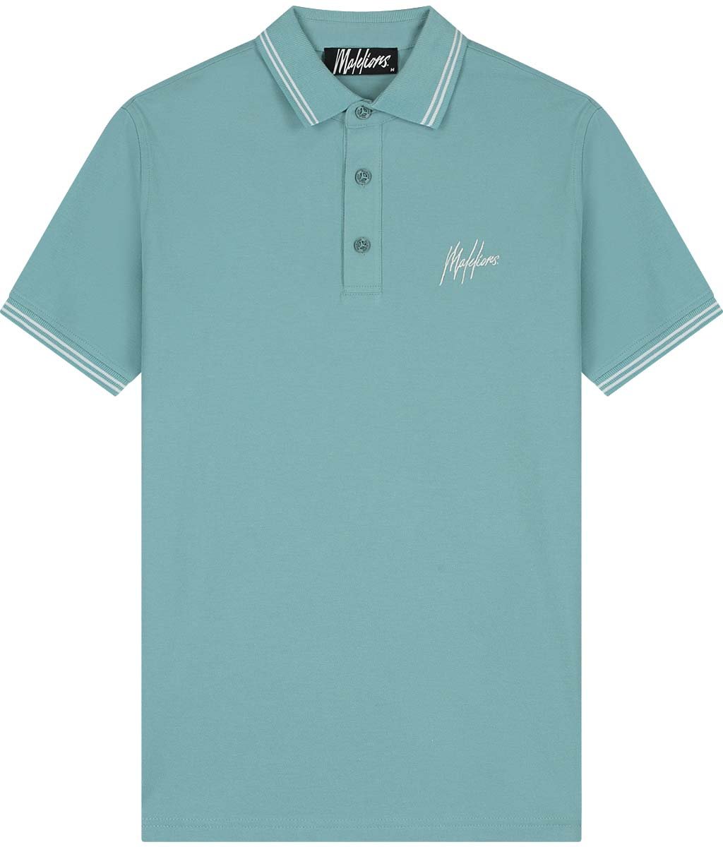 Malelions Malelions Men Signature Polo Blauw