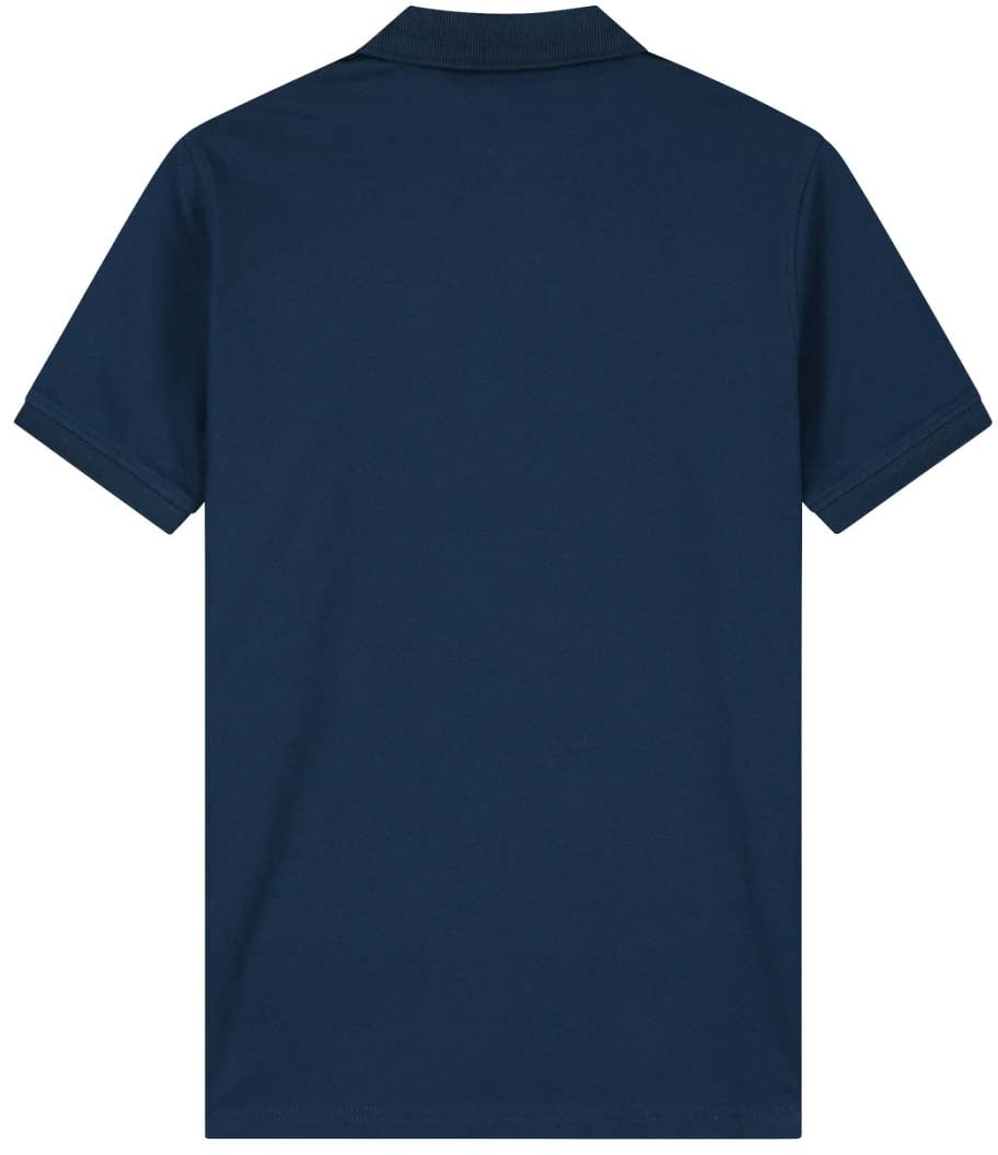 Malelions Malelions Men Zip Polo Blauw
