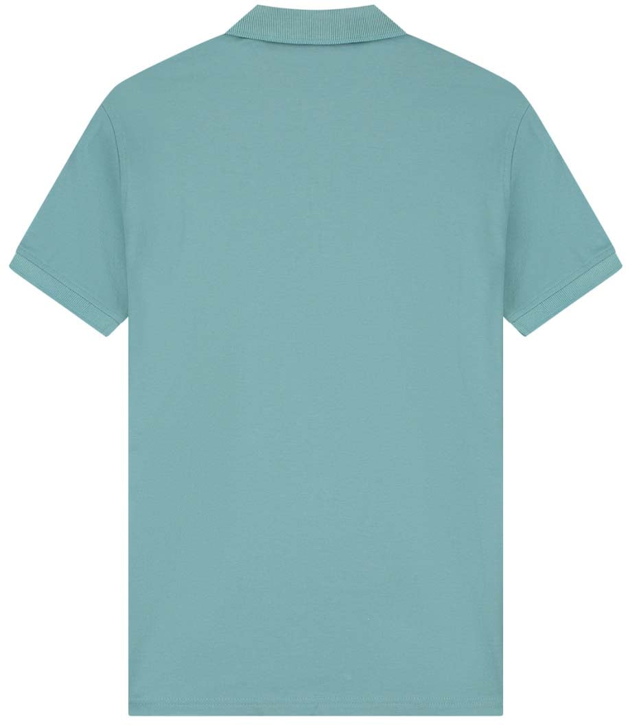 Malelions Malelions Men Zip Polo Blauw