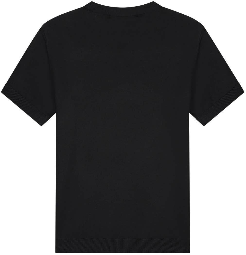 Malelions Malelions Men Knitted T-Shirt Zwart