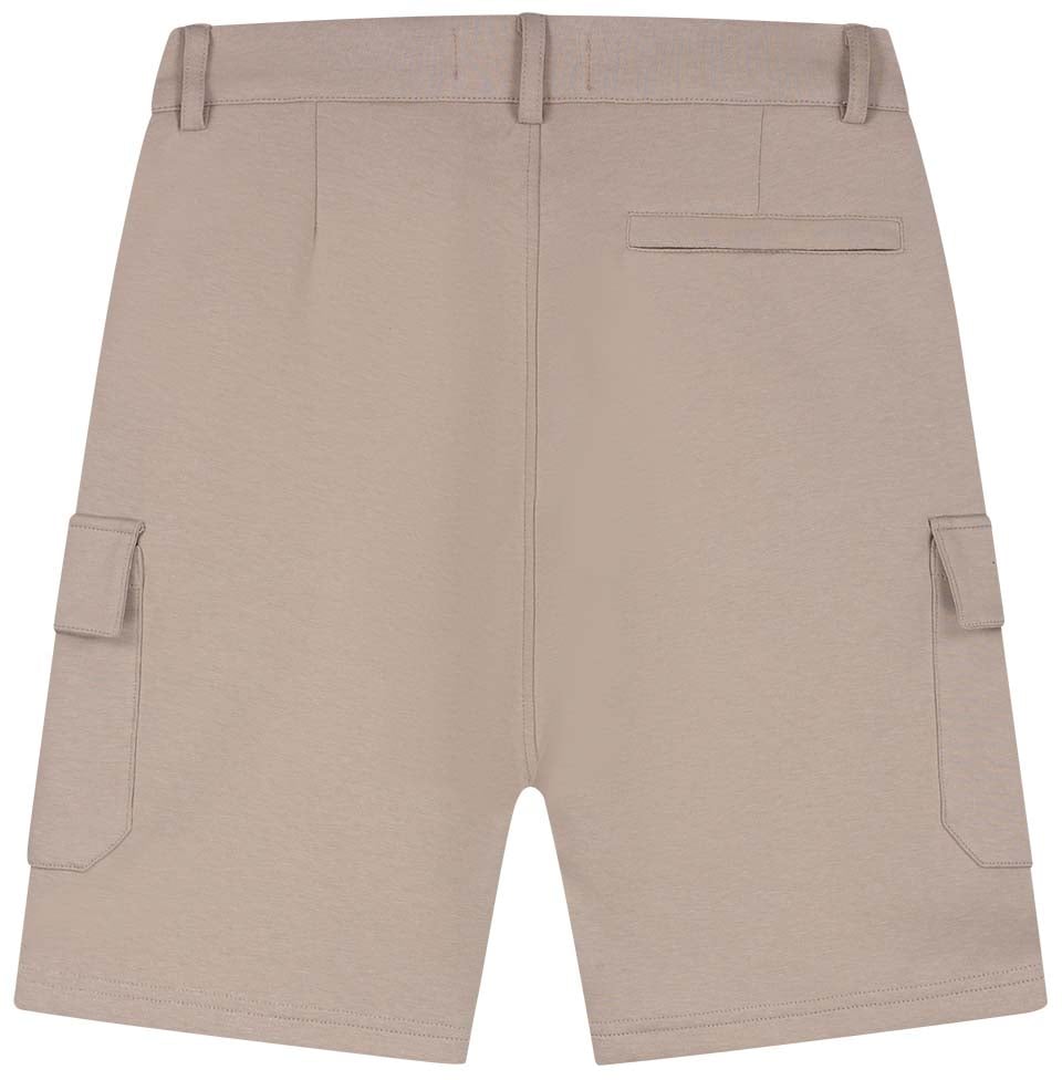 Malelions Malelions Men Signature Patch Cargo Shorts Taupe