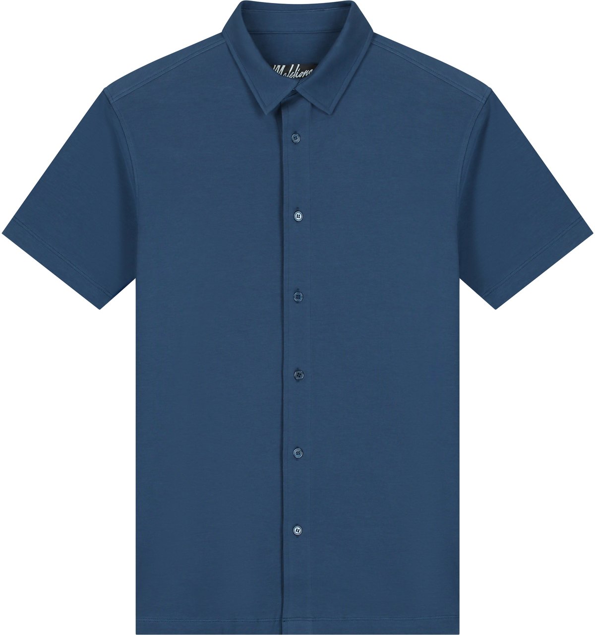 Malelions Malelions Men Shortsleeve Shirt Blauw