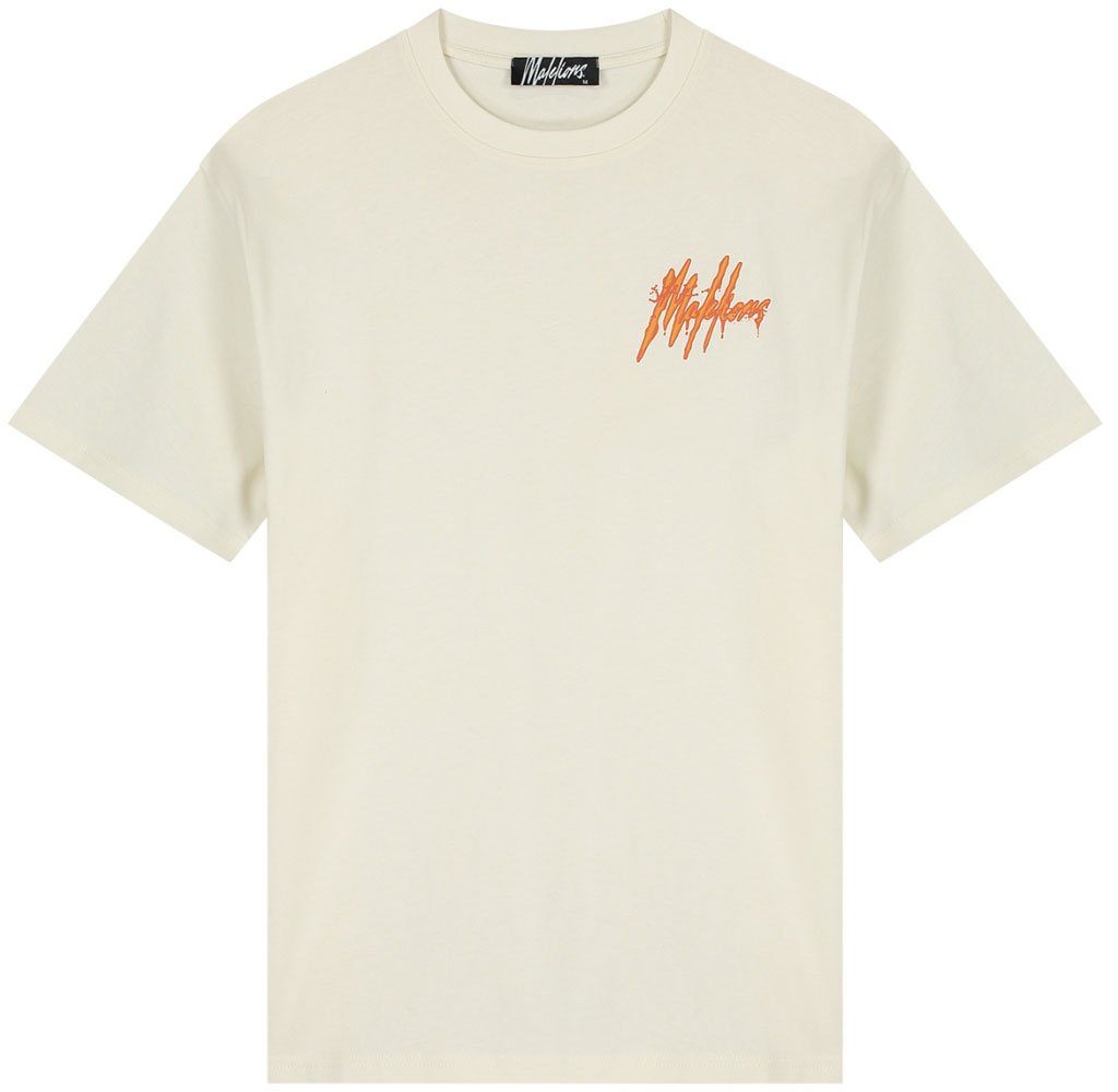 Malelions Malelions Men Signature Drip T-Shirt Wit