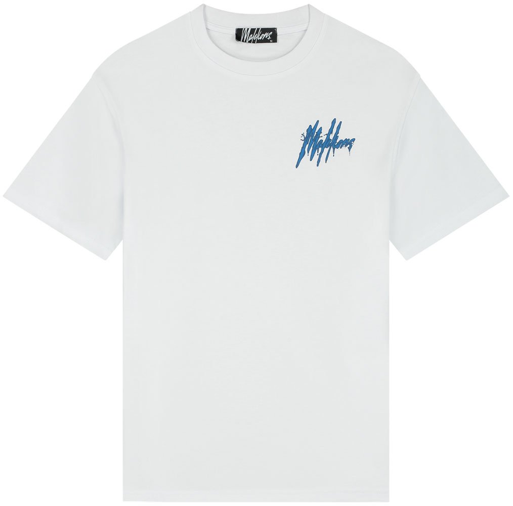 Malelions Malelions Men Signature Drip T-Shirt Wit