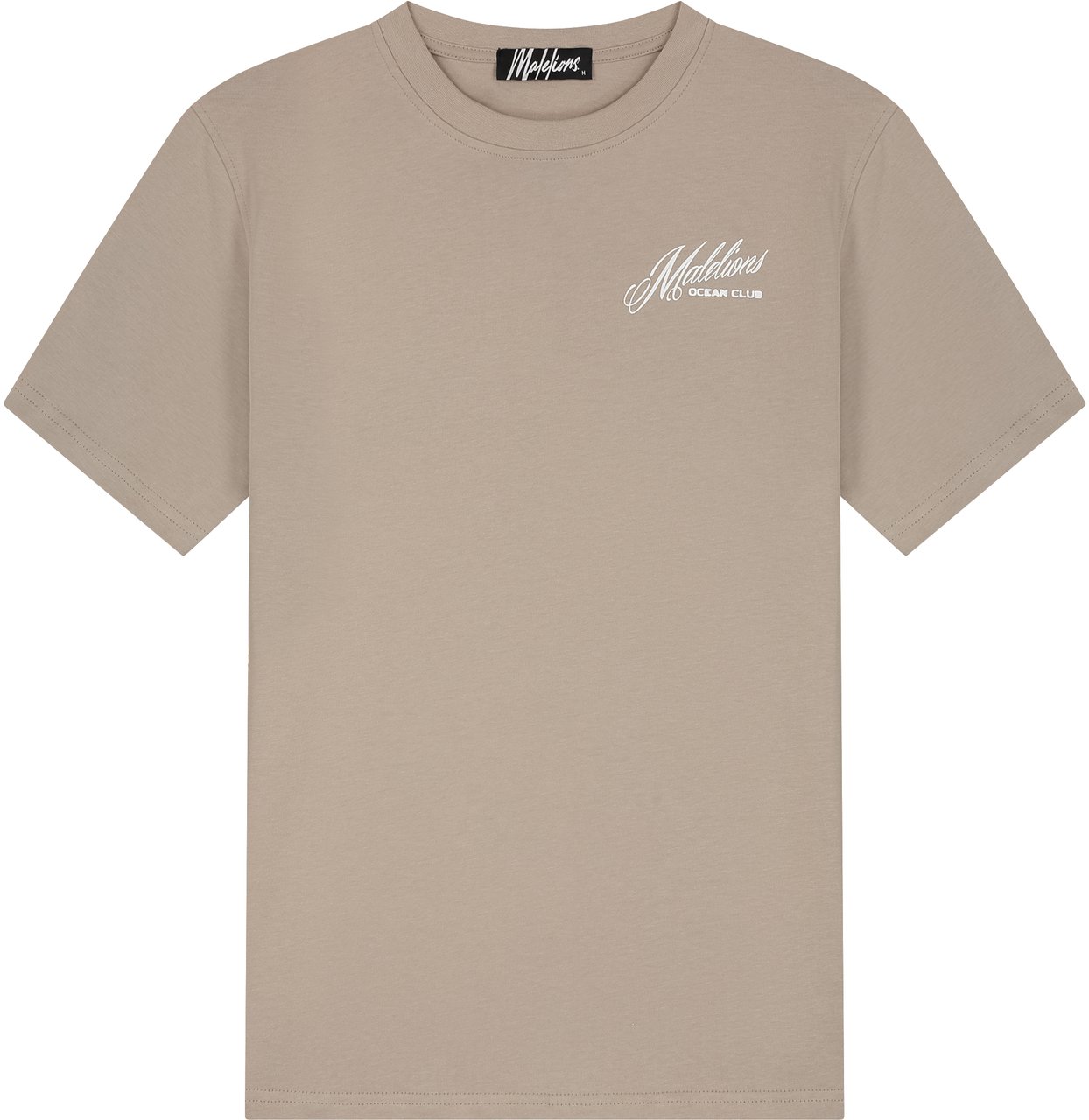 Malelions Malelions Men Yacht T-Shirt Taupe