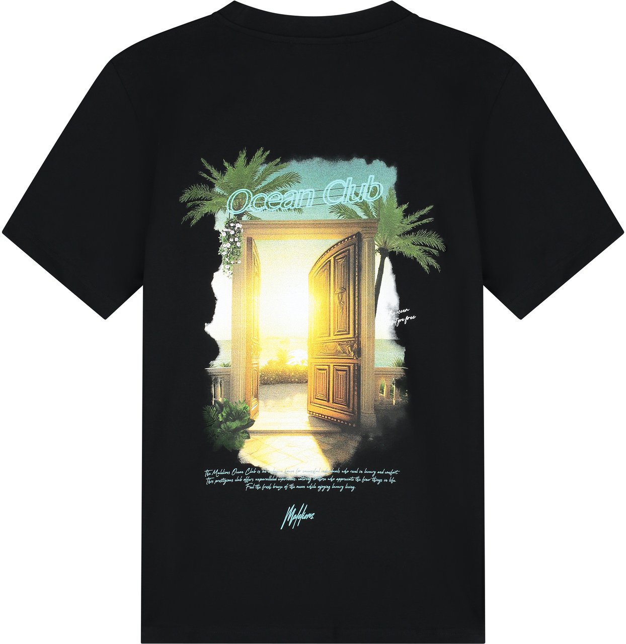 Malelions Malelions Men Exclusive Club T-Shirt Zwart
