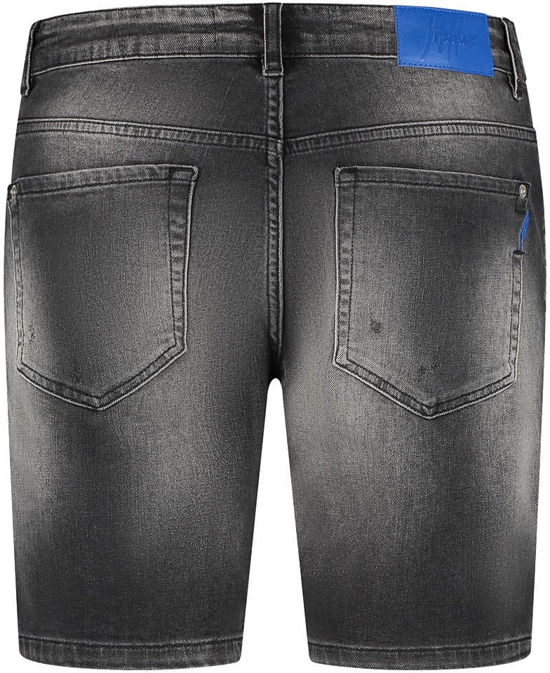 Malelions Malelions Men Denim Shorts Zwart