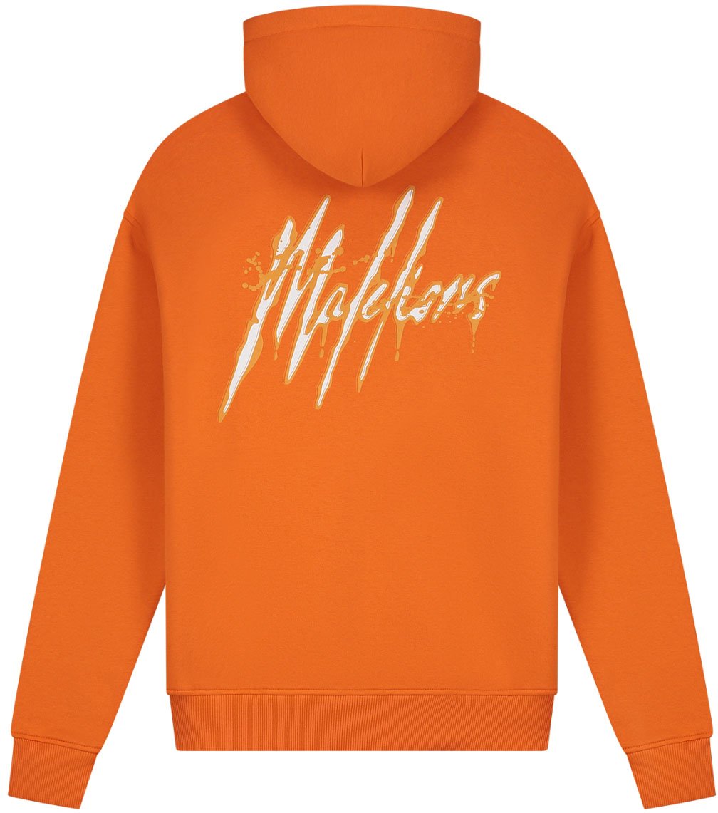 Malelions Malelions Men Signature Drip Hoodie Oranje