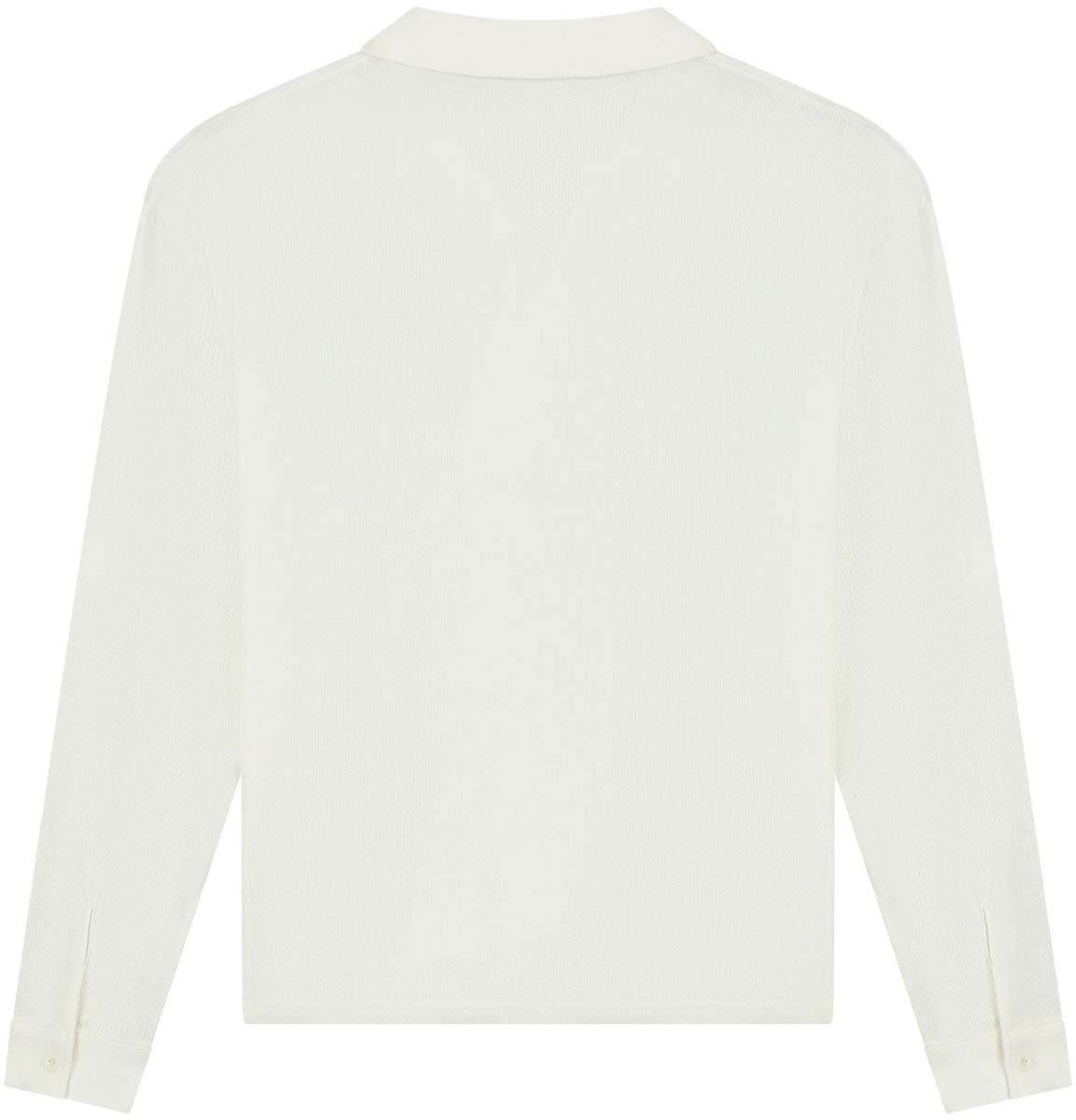 Malelions Malelions Men Seersucker Longsleeve Shirt Wit
