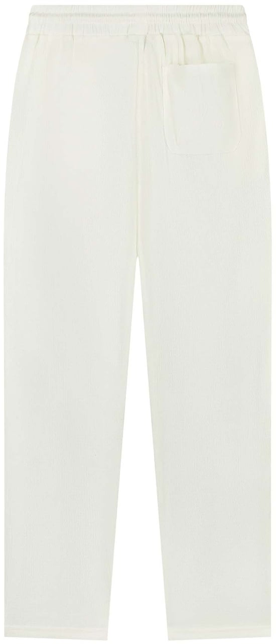 Malelions Malelions Men Straight Seersucker Pants Wit