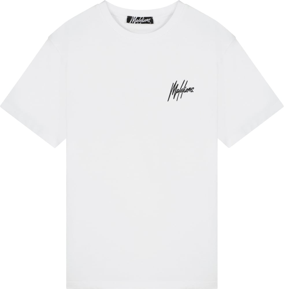 Malelions Malelions Men Regular T-Shirt Wit