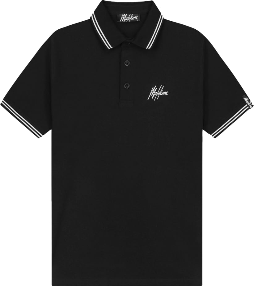 Malelions Malelions Men Signature Polo Zwart