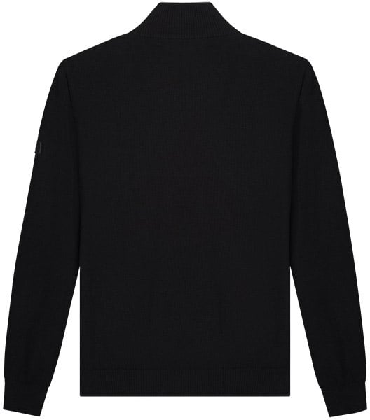 Malelions Malelions Men Knit Quarter Zip Zwart