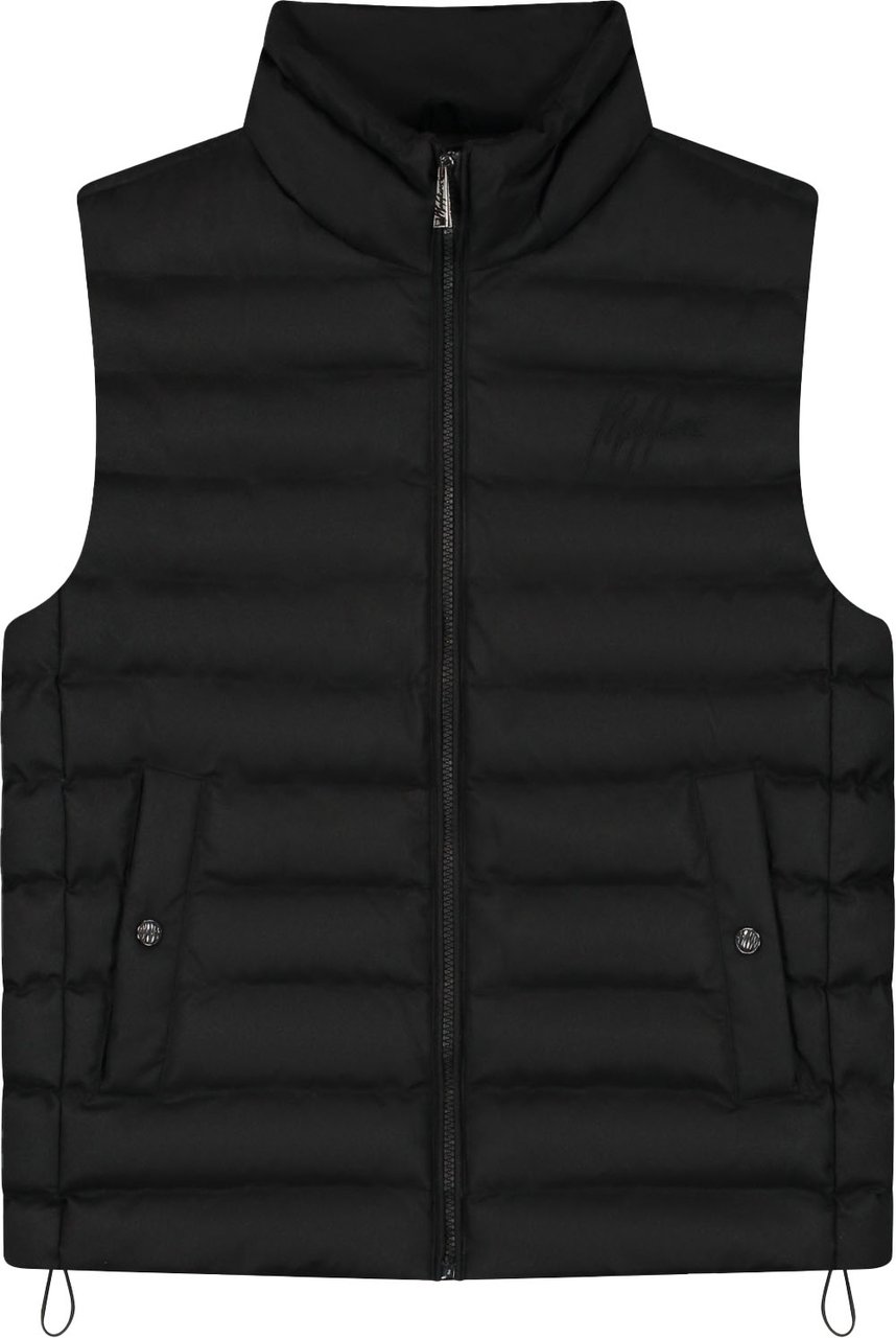 Malelions Malelions Men Melange Padded Vest Zwart